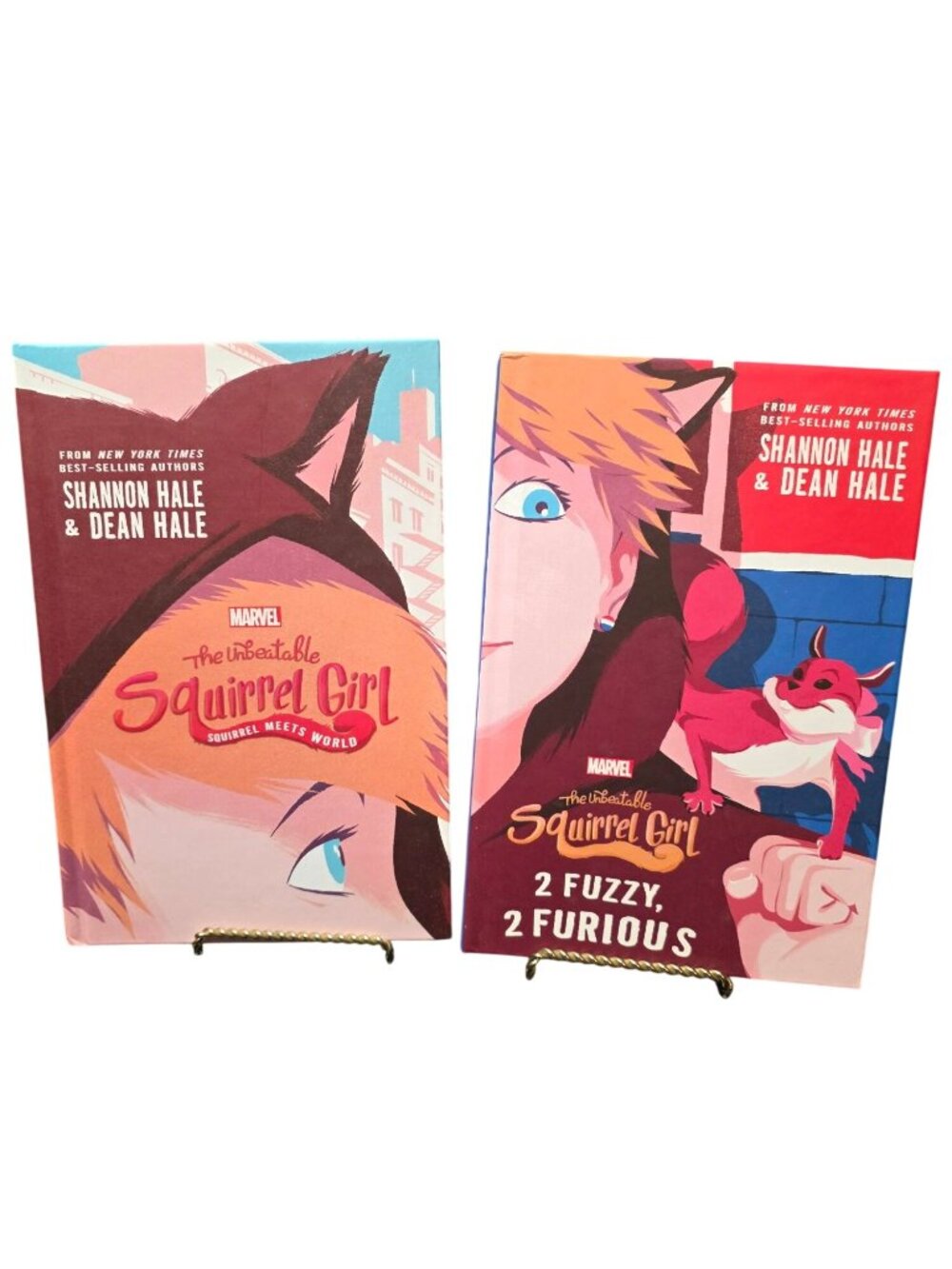 Marvel Unbeatable Squirrel Girl Book Lot 1 & 2 Shannon Hale Hardcover